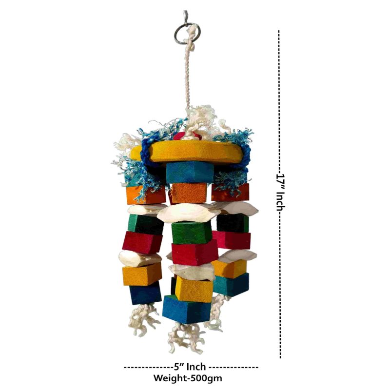 Wooden Cuttlebone Jhummer