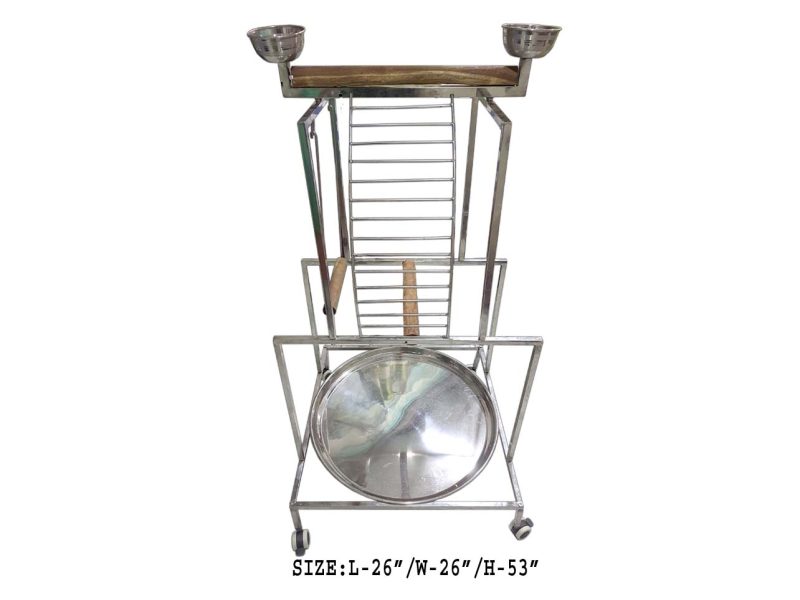 Stainless Steel Big Stand For Birds (S3)