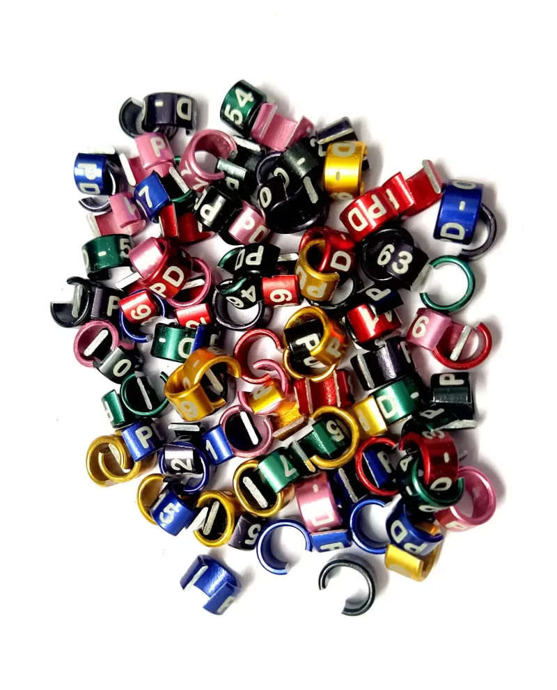 African Love Bird Aluminum Cut Ring -1Pic