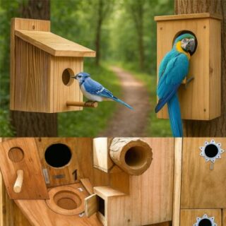 Nest Box & Nesting Materials